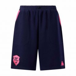 Short Stade Français. Niebieskie szorty Kappa, bez wzorów, sportowe. Za 289.00 zł.