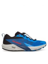 Salomon Buty do biegania Sense Ride 5 L47808600 Niebieski. Niebieskie buty do biegania Salomon, bez wzorów, z materiału, bez zapięcia, do biegania. Za 439.99 zł.