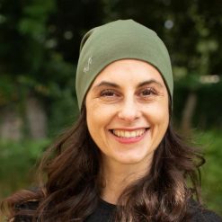 Czapka z 100% Wełny Merino - Unisex. Zielone czapki zimowe WOOLONA, bez wzorów, z wełny. W wyprzedaży za 93.50 zł.