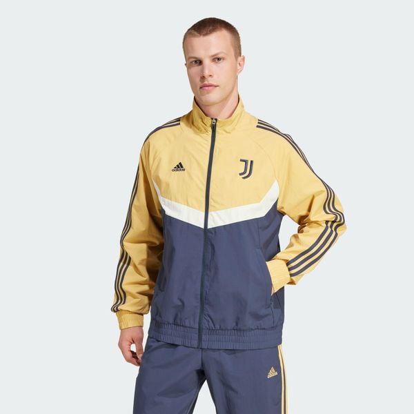 Bluza dresowa Juventus Seasonal. Białe bluzy Adidas, l, bez wzorów, z dresówki, bez kaptura. W wyprzedaży za 320.50 zł.