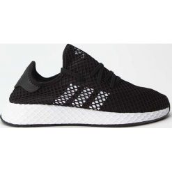 Sneakersy męskie czarne Adidas Deerupt Runner BD7890 - czarny. Czarne buty sportowe casual Adidas, bez wzorów, bez zapięcia, adidas advantage. Za 399.99 zł.