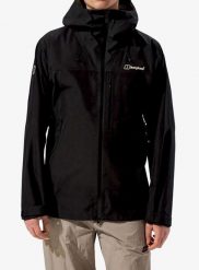 Kurtka GORE TEX męska Berghaus Ridge-Seeker GTX Jacket. Czarne kurtki Berghaus, l, bez wzorów, z gore-texu, bez kaptura. Za 1,506.99 zł.