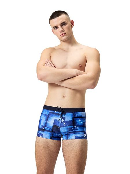 Speedo Kąpielówki "Eco Valmilton" w kolorze granatowo-błękitno-białym rozmiar: 10. Białe kąpielówki Speedo, bez wzorów, z materiału. Za 104.89 zł.