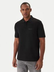 Armani Exchange Polo XM001286 AF10366 UC001 Czarny Regular Fit. Czarne koszulki polo Armani Exchange, m, bez wzorów, z bawełny, bez kołnierzyka, bez ramiączek. Za 349.99 zł.