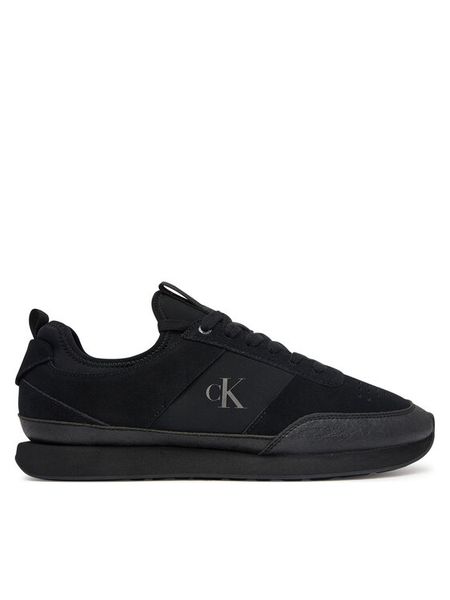 Calvin Klein Sneakersy Retro Runner Sock Laceup Mix HM0HM02305 Czarny. Czarne buty sportowe casual CALVIN KLEIN, bez wzorów, ze skóry, bez zapięcia. Za 449.99 zł.