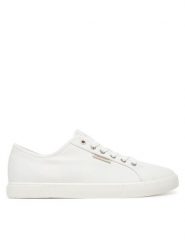 Calvin Klein Jeans Tenisówki Ess Vulc Low Mg Cv YM0YM01301 Biały. Białe trampki Calvin Klein Jeans, m, bez wzorów, bez zapięcia. Za 299.99 zł.