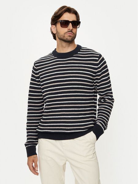 Jack & Jones Sweter Bronx 12264080 Granatowy Regular Fit. Niebieskie swetry rozpinane Jack & Jones, m, bez wzorów, z syntetyku, bez kołnierzyka, bez ramiączek. Za 89.99 zł.