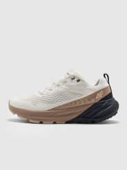 4F Niskie buty do trekkingu i trailu SPEED HIKER z membraną męskie - beżowe 40. Brązowe buty do biegania 4F, bez wzorów, z gumy, bez zapięcia. Za 349.99 zł.