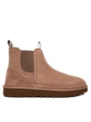 Ugg Śniegowce M Neumel Chelsea 1121644 Beżowy. Brązowe śniegowce UGG, ze skóry, bez zapięcia. Za 679.99 zł.