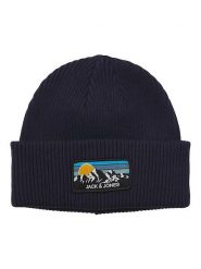 Jack & Jones Czapka w kolorze granatowym rozmiar: onesize. Niebieskie czapki zimowe Jack & Jones, bez wzorów, z bawełny. Za 70.24 zł.