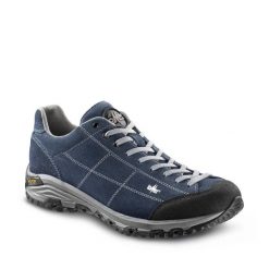 Buty do chodzenia Lomer Maipos Suede MTX. Niebieskie buty turystyczne LOMER, bez wzorów, bez zapięcia, na fitness i siłownię. Za 550.00 zł.