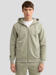 Bluza męska z kapturem pistacjowa Ajron 300/ Kersyn 300. Zielone bluzy BIG STAR, l, bez wzorów, z dzianiny, z kapturem. W wyprzedaży za 179.99 zł.
