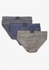 Wielokolorowe Majtki Slipy 3-pack z Bawełny Soneira. Slipki Born2be, l, bez wzorów, z bawełny. W wyprzedaży za 29.74 zł.