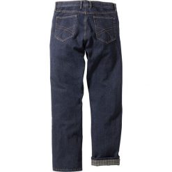 Dżinsy ocieplane "CLASSIC FIT" bonprix ciemnoniebieski. Jeansy marki bonprix. Za 124.99 zł.