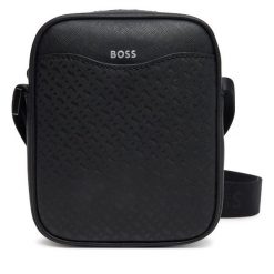Saszetka BOSS. Czarne saszetki i nerki Boss, bez wzorów. Za 599.99 zł.