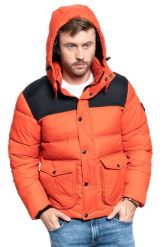 MĘSKA KURTKA ZIMOWA LEE PUFFER JACKET POINCIANA L86NSZOL 112122746. Kurtki Lee, na zimę, l, bez wzorów, bez kaptura. Za 309.99 zł.