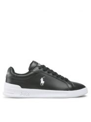 Polo Ralph Lauren Sneakersy Hrt Ct II 809845109009 Czarny. Czarne buty sportowe casual Polo Ralph Lauren, bez wzorów, ze skóry, bez zapięcia. Za 389.99 zł.