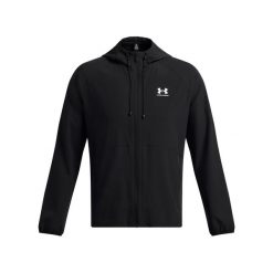 Kurtka przeciwdeszczowa Under Armour Stretch Woven. Białe kurtki przeciwdeszczowe Under Armour, m, bez wzorów, z materiału, bez kaptura. Za 313.35 zł.