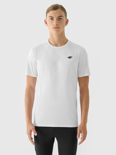 4F Koszulka funkcyjna w kolorze białym rozmiar: XXL. Białe t-shirty sportowe 4F, bez wzorów, z materiału, bez ramiączek, outdoorowe. Za 72.95 zł.