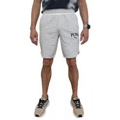 Męskie Spodenki Squad. Szare szorty Puma, m, bez wzorów, sportowe. Za 122.99 zł.
