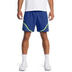 Spodenki krótkie męskie Under Armour Vanish Woven 6in Grph Sts. Czerwone szorty Under Armour, l, bez wzorów, sportowe. Za 139.99 zł.