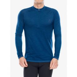 Bluza do biegania męska Compressport Trail HZ LS Tshirt M. Niebieskie bluzy Compressport, l, bez wzorów, bez kaptura. Za 398.99 zł.
