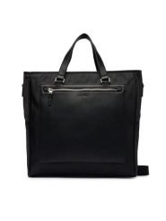 Calvin Klein Torebka Ssnl Raised Logo Tote LV04D3502G Czarny. Czarne torby na ramię CALVIN KLEIN, bez wzorów, z materiału, na ramię, bez dodatków. Za 569.99 zł.