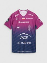 4F Koszulka meczowa replika wyjazdowa Liga Mistrzów CEV z sezonu 2024/25 męska 4F x Projekt Warszawa - multikolor M. T-shirty 4F, m, bez wzorów, z dzianiny, bez kołnierzyka, bez ramiączek. Za 189.99 zł.