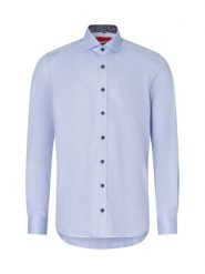 Finshley & Harding koszula biznesowa Mężczyźni Slim Fit Bawełna niebieski, 38. Niebieskie koszule Finshley & Harding, m, bez wzorów, z bawełny, bez kołnierzyka, bez ramiączek. Za 179.95 zł.