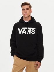 Vans Bluza Classic III VN000HNX Czarny Regular Fit. Czarne bluzy Vans, m, bez wzorów, z syntetyku, bez kaptura. Za 179.99 zł.
