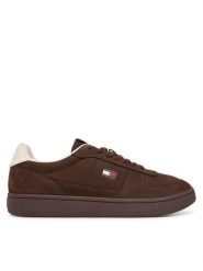 Tommy Jeans Sneakersy Archive 98' Nubuck Court EM0EM01788 Brązowy ciemny. Brązowe buty sportowe casual Tommy Jeans, bez wzorów, z jeansu, bez zapięcia. Za 489.99 zł.
