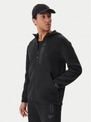 Reebok Bluza Anderson RK25544CCM Czarny Regular Fit. Czarne bluzy Reebok, m, bez wzorów, z syntetyku, bez kaptura. Za 299.99 zł.