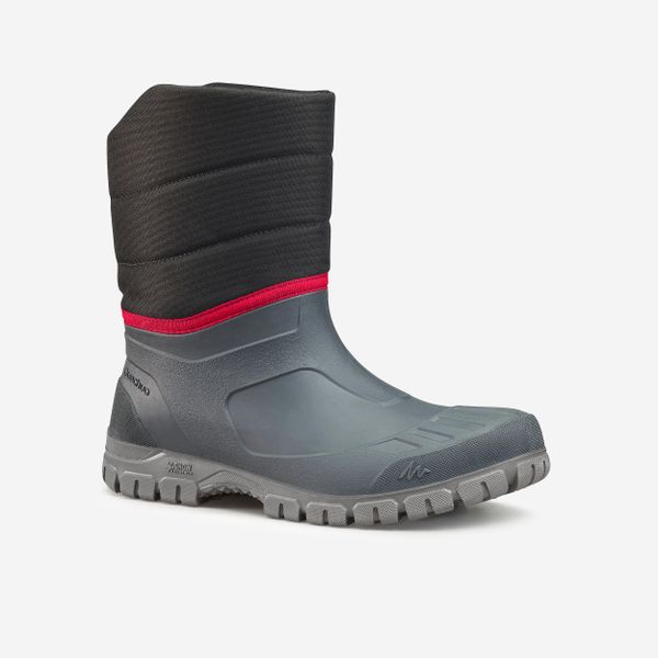 Second Life - Buty turystyczne śniegowce męskie Quechua... - Stan Doskonały. Szare buty turystyczne QUECHUA, na zimę, bez wzorów, z materiału, bez zapięcia, trekkingowe. Za 67.99 zł.