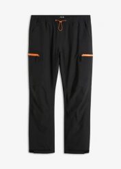 Spodnie wodoodporne, termoaktywne, loose fit straight. Czarne bielizna termoaktywna bonprix, m, bez wzorów, bez ramiączek, wspinaczkowe. Za 229.99 zł.