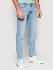 Lee Dżinsy - Slim fit - w kolorze błękitnym rozmiar: W28/L32. Niebieskie jeansy Lee, l. Za 175.67 zł.