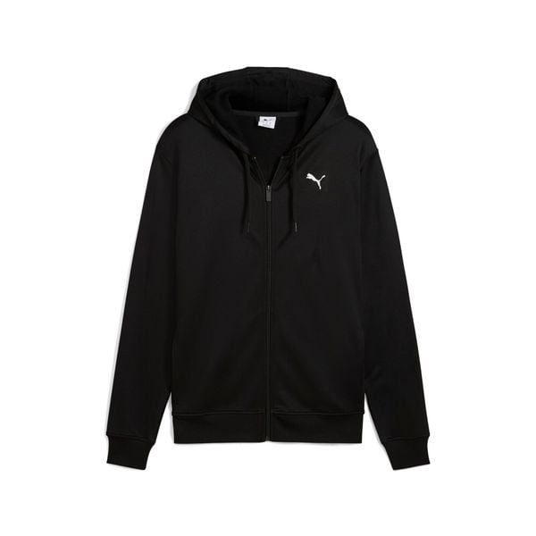 Bluza z kapturem i zamkiem błyskawicznym Puma TAD Essentials Power Fleece. Czarne bluzy Puma, xl, bez wzorów, z polaru, z kapturem. Za 222.40 zł.