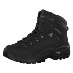 Buty trekkingowe męskie Lowa Renegade Gtx Mid. Czarne buty turystyczne Lowa, na zimę, bez wzorów, z gore-texu, za kostkę, bez zapięcia, trekkingowe, gore-tex. Za 1,225.99 zł.