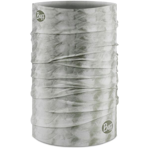 Komin na szyję - Bandana BUFF Coolnet UV® z ochroną UV. Szare szaliki Buff, bez wzorów, z elastanu. Za 74.90 zł.