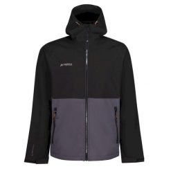 Kurtka Softshellowa Męska. Czarne kurtki Regatta, m, bez wzorów, z elastanu, z kapturem. Za 188.99 zł.