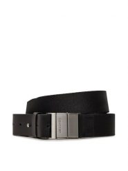 Calvin Klein Pasek Męski Iconic Plaque K50K510954 Czarny. Czarne paski CALVIN KLEIN, bez wzorów, z materiału. Za 169.99 zł.