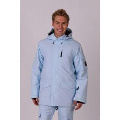 Kurtka Yeh Man Ice Blue. Niebieskie kurtki OOSC, na zimę, bez wzorów, z nylonu, bez kaptura. Za 1,710.99 zł.