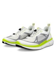 Ecco Sneakersy "Biom 2.2" w kolorze biało-zielonym rozmiar: 44. Białe buty sportowe casual ecco, bez wzorów, bez zapięcia. Za 245.38 zł.