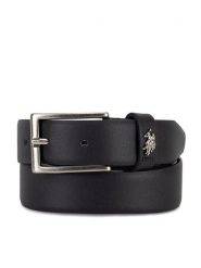 U.S. Polo Assn. Pasek AIUXT2375MHN Czarny. Czarne paski U.S. Polo Assn., bez wzorów, ze skóry. Za 169.99 zł.