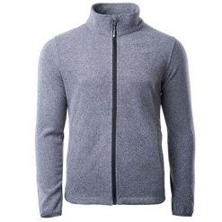 Polar męski Hi-Tec Henis - szary, Rozmiar M. Szare bluzy z polaru Hi-tec, m, bez wzorów, z materiału, bez kaptura. W wyprzedaży za 114.99 zł.