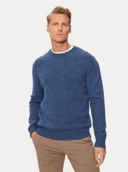 United Colors Of Benetton Sweter 103MK1N24 Niebieski Regular Fit. Niebieskie swetry rozpinane United Colors Of Benetton, l, bez wzorów, z wełny, bez kołnierzyka, bez ramiączek. Za 279.99 zł.