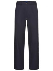 Hugo Boss Spodnie chino w kolorze granatowym rozmiar: W33/L32. Niebieskie eleganckie spodnie HUGO BOSS, na co dzień, l, z podwyższonym stanem. Za 217.99 zł.