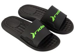 Klapki dla mężczyzn Rider STEP SLIDE. Czarne klapki Ipanema, z materiału. Za 119.99 zł.