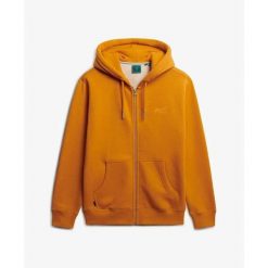 Bluza z kapturem Superdry Vintage Logo. Żółte bluzy z kapturem Superdry, m, bez wzorów, z kapturem. Za 345.25 zł.