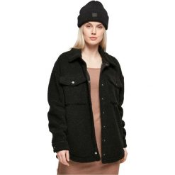 Polar z kapturem Urban Classics Sherpa. Czarne bluzy z polaru Urban Classics, m, bez wzorów, z polaru, z kapturem. Za 337.00 zł.