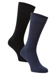 Finshley & Harding Skarpety pakowane po 2 szt. Mężczyźni drobna dzianina niebieski, 39-42. Niebieskie skarpety Finshley & Harding, bez wzorów, z dzianiny. Za 49.95 zł.